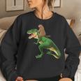 Groundhog Day Dinosaur Shadow Kid Boy Women Sweatshirt Gifts for Her