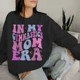In My Gymnastics Mom Era Retro Groovy Mom Life Mother's Day Women Sweatshirt Gifts for Her