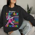 Happy 120Th Day Of School Cute Unicorn Girl 120 Days Smarter Women Sweatshirt Gifts for Her