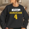 Harbaugh 4 Fall Season Women Sweatshirt Gifts for Her