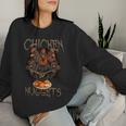 Hardcore Chicken Nuggets Rock & Roll Band Women Sweatshirt Gifts for Her