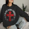 In Hoc Signo Vinces Crusader Templar Knight Christian Women Sweatshirt Gifts for Her