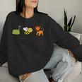Hose Bee Lion Meme Beekeeper Firefighter Sarcastic Pun Women Sweatshirt Gifts for Her
