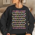 Ice Cream Cone 100 Days Of School Teacher Women Sweatshirt Gifts for Her