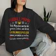 Ich Habe Meinen Lieblingsspieler Geboren Football Mama Sweatshirt Frauen Geschenke für Sie