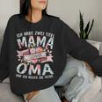 Ich Habe Zwei Titel Mama & Oma Lusitg Sweatshirt Frauen Geschenke für Sie