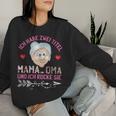 Ich Habe Zwei Titel Mama Und Oma Mother's Day Grandma S Sweatshirt Frauen Geschenke für Sie