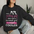 I'm A Curling Girl Ice Curling Sport Quote Curling Women Sweatshirt Gifts for Her