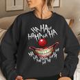 Insane Scary Woman Clown Posse Creepy Women Sweatshirt Gifts for Her