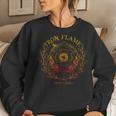 Iron Flame Retro Celestial Floral Flowers Plants Women Sweatshirt Gifts for Her