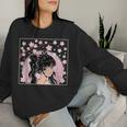 Japanese Anime Girl Manga Otaku Cherry Blossom Women Sweatshirt Gifts for Her