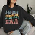 In My Judicial Assistant Era Groovy Women Sweatshirt Gifts for Her