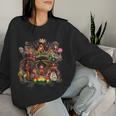 Junenth Black Queen African Melanin Black History Women Sweatshirt Gifts for Her