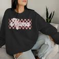 Karierte Mama Retro Mama Leben Frauen Muttertag Neue Mutter Sweatshirt Frauen Geschenke für Sie