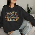 Kindergarten Teacher Appreciation Teaching Wildflowers Women Sweatshirt Gifts for Her