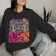 Kitchen Disco 70'S 80'S Disco Themed Vintage Retro Seventies Women Sweatshirt Gifts for Her