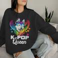 Kpop Queen Bias Wolf Korean Pop Merch K-Pop Merchandise Women Sweatshirt Gifts for Her