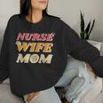 Krankenschwester Ehefrau Mutter Für Mama Am Muttertag Sweatshirt Frauen Geschenke für Sie