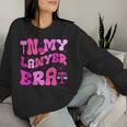 In My Lawyer Era Attorney Retro Groovy Law Student Women Sweatshirt Gifts for Her
