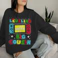 Leveling Up To Big Cousin 2024 Gaming Boys Girls Toddler Women Sweatshirt Gifts for Her
