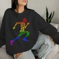 Lgbt Gay Pride Rainbow Flag Running Gear Runner Women Sweatshirt Gifts for Her