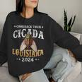 Louisiana 2024 Cicada Comeback Tour Vintage Bug & Women Women Sweatshirt Gifts for Her