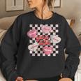 You Are Loved Worthy Enough Candy Heart Teacher Valentine Women Sweatshirt Gifts for Her