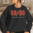 Low End Society Bass Player's Bass Guitar Eadg Strings Women Sweatshirt Gifts for Her