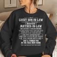 I Am A Lucky Son In Law Of A Freaking Awesome Mother In Law Women Sweatshirt Gifts for Her