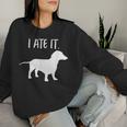 Lustiger Dackel Hund Papa Mama Besitzer Liebhaber Sweatshirt Frauen Geschenke für Sie