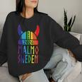 Malmo Sweden 2024 Swedish Viking Rainbow Gay Lesbian Pride Women Sweatshirt Gifts for Her