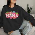 Mama Of The Berry First Birthday Strawberry Matching Couple Women Sweatshirt Gifts for Her