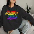 Mama Dragon Rainbow Colored Dragon Graphic Women Sweatshirt Gifts for Her