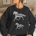 Mama Horse Pregnancy Announcement For Women Women Sweatshirt Gifts for Her