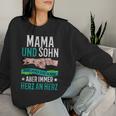 Mama Und Sohn Nicht Immer Auge In Auge Partner Look Partner Sweatshirt Frauen Geschenke für Sie