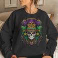 Mardi Gras Costume Sugar Skull Carnival Party Kid Women Sweatshirt Gifts for Her
