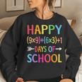 Math Formula 100 Days Of School Math Teacher 100Th Day Women Sweatshirt Gifts for Her
