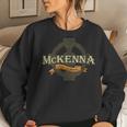 Mckenna Irish Surname Mckenna Irish Family Name Celtic Cross Women Sweatshirt Gifts for Her