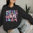 In My Mermaid Mom Era Family Matching Birthday Party Mommy Women Sweatshirt Gifts for Her
