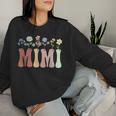 Mimi Wildflower Floral Mimi Women Sweatshirt Gifts for Her