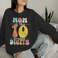 Mom Of The Birthday Girl Boy Double Digits 10Th Birthday Women Sweatshirt Gifts for Her