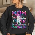 Mom Of The Birthday Princess Girl Flossing Unicorn Mommy Women Sweatshirt Gifts for Her