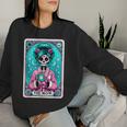 The Mom Tarot Card Skeleton Witch Mom Skull Mama Women Sweatshirt Gifts for Her