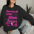 Mommy Miss Threenager 13 Bday Girls Salon Spa Makeup Party Women Sweatshirt Gifts for Her