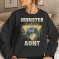 Monster Truck Aunt Retro Vintage Monster Truck Women Sweatshirt Gifts for Her