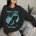 Mum Und Son Zwei Herzen Eine Seele Sweatshirt Frauen Geschenke für Sie