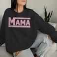 Muttertags- Mit Aufschrift Mama Best Mom Ever Kariert Sweatshirt Frauen Geschenke für Sie