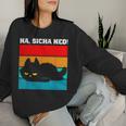 Na Sicha Ned Cat Cat Animal Cat Owner Women's Sweatshirt Frauen Geschenke für Sie