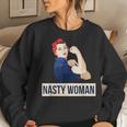 Nasty Woman Rosie Riveter Retro Feminist Women Sweatshirt Gifts for Her