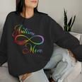 Neurodiversity Symbol Rainbow Autism Mom Autism Infinity Women Sweatshirt Gifts for Her